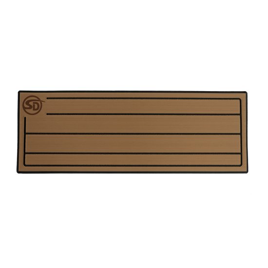 Seadek RV Step Covers - Teak - 24"x8.5" - Mocha / Black, 4 Pack - 58110-80093