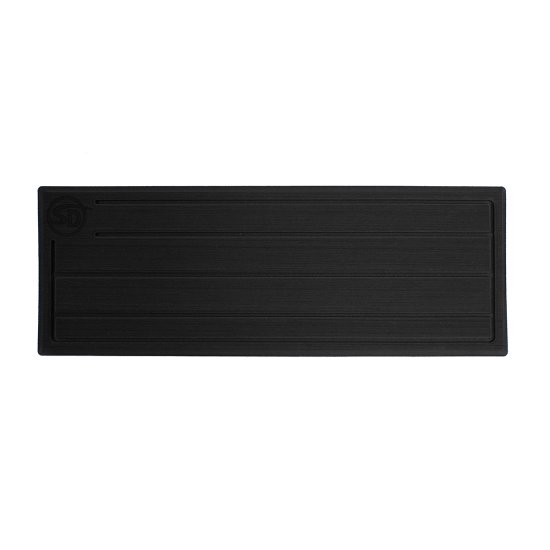 Seadek RV Step Covers - Teak - 24"x8.5" - Black / Black, 4 Pack - 58110-80242