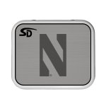 Seadek Collegiate Cooler Pad - YETI Roadie 24 - Storm Gray / Black, Northwestern University - 58774-80066