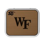 Seadek Collegiate Cooler Pad - YETI Roadie 24 - Mocha / Black, Wake Forest University - 58788-80093