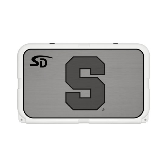 Seadek Collegiate Cooler Pad - YETI Tundra 45 - Storm Gray / Black, University of Syracuse - 58831-80066