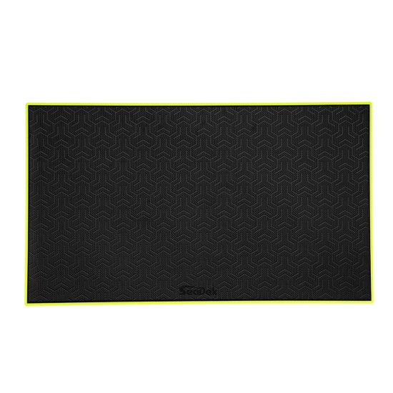 Seadek RV Step Covers - Tetrapod - 27.5"x16" - Black, Single Step - 59724-85886