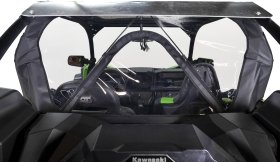 SEIZMIK REAR DUST PANEL W/ WINDOW KAW KRX Top/Rear Dust Panel - 50-04029KIT