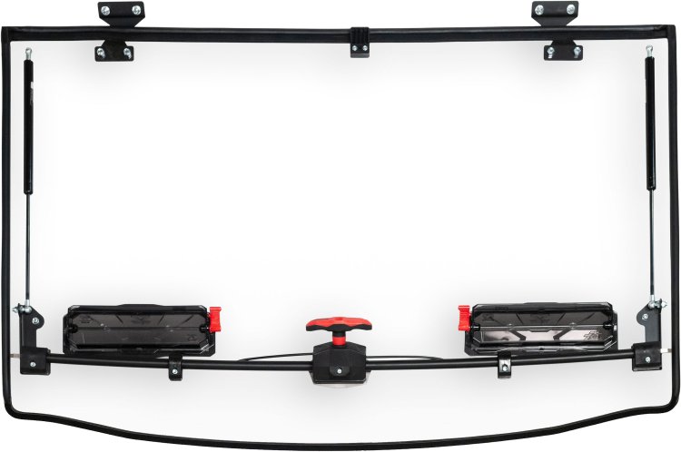 SEIZMIK FLIP UP WINDSHIELD KIT POL PRO FIT Flip Up Windshield - 50-50220KIT