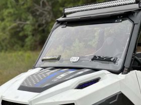 SEIZMIK FLIP UP WINDSHIELD KIT POL GENERAL Flip Up Windshield - 50-50224KIT