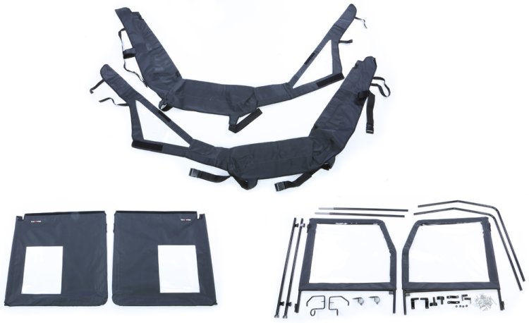 SEIZMIK DOORS RANGER MID SIZE '09-14 W/ROUND ROLL CAGE TUBES Frame Door Kit - 52-06005