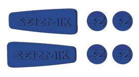 SEIZMIK PURSUIT MIRROR INSERT KIT BLUE Pursuit Mirror Color Inserts - 56-18077