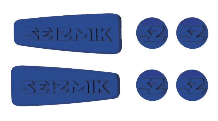 SEIZMIK PURSUIT MIRROR INSERT KIT BLUE Pursuit Mirror Color Inserts - 56-18077