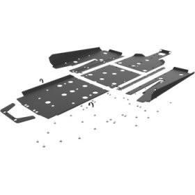 SEIZMIK SKID PLATE W/ TREE KICKERS UHMW Skid Plate W/ Tree Kickers UHMW - 76-10167 KIT