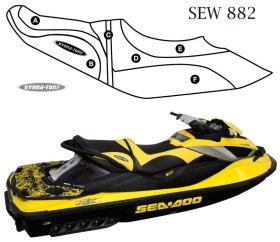 Hydro-Turf Upholstery Seat Cover For Sea-Doo Rxt-Is (09-12) / Rx