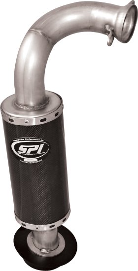 STRAIGHTLINE Lightweight Silencer/Muffler LIGHTWEIGHT SILENCER CARBON FIBER - 132-127