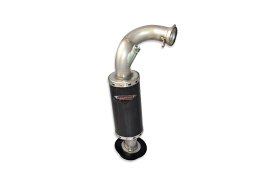 STRAIGHTLINE Lightweight Silencer/Muffler LIGHTWEIGHT MUFFLER CARBON POL - 132-154