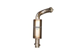STRAIGHTLINE Lightweight Silencer/Muffler LIGHTWEIGHT MUFFLER STAINLESS POL - 132-155