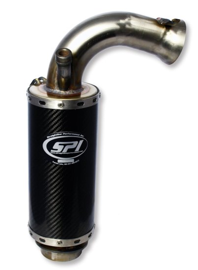 STRAIGHTLINE Lightweight Silencer/Muffler LIGHTWEIGHT SILENCER CARBON FIBER - 134-169