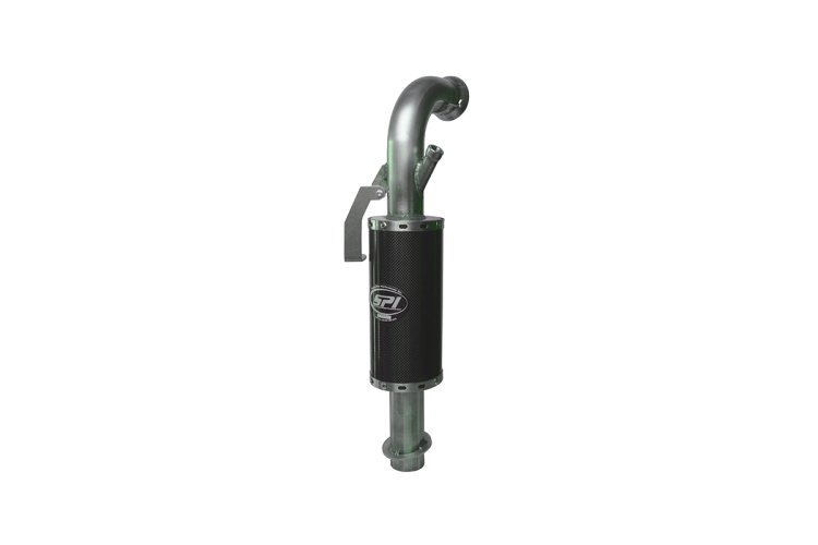STRAIGHTLINE Lightweight Silencer/Muffler LIGHTWEIGHT MUFFLER CARBON - 134-202