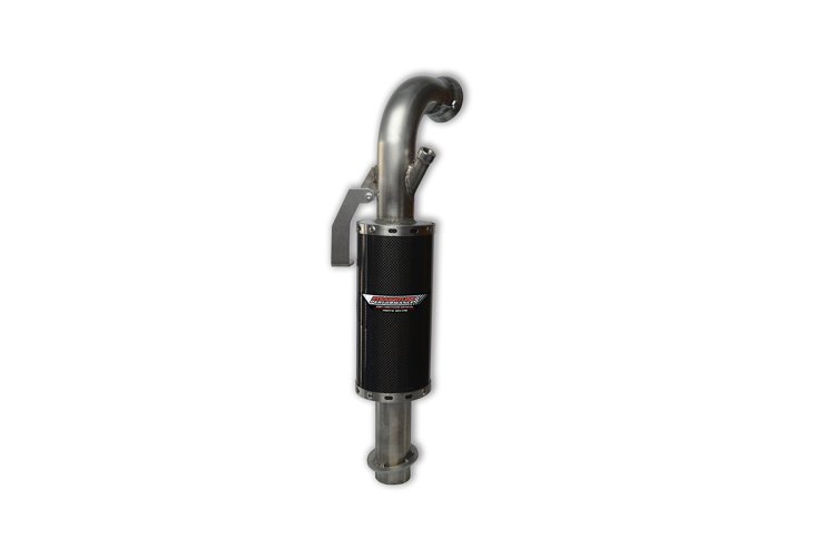 STRAIGHTLINE Lightweight Silencer/Muffler LIGHTWEIGHT MUFFLER CARBON - 134-204