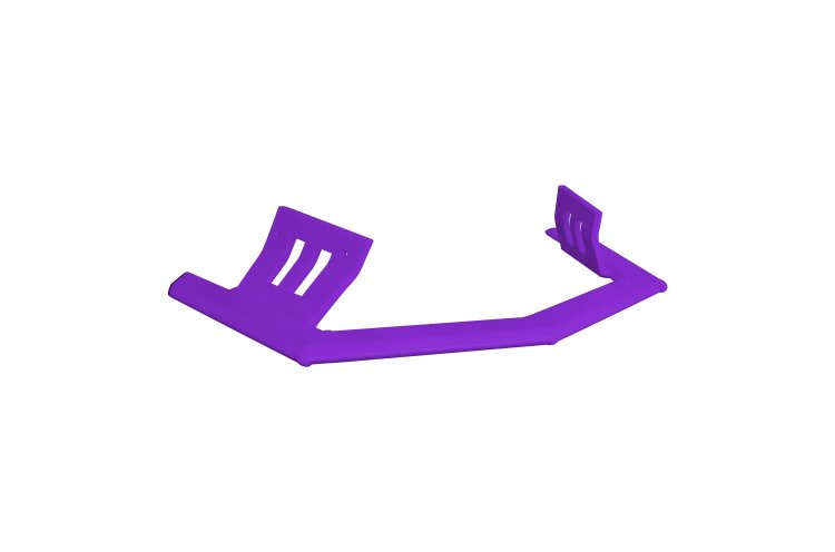 STRAIGHTLINE Bumper Bottom Wing RUGGED BOTTOM WING PURPLE POL - 182-120-PURPLE