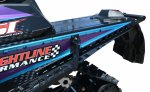 STRAIGHTLINE Tru Carbon Fiber Rear Bumper CARBON FIBER REAR BUMPER BLACK - 182-128