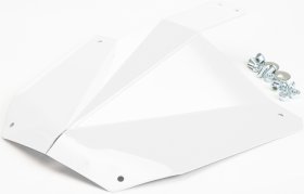 STRAIGHTLINE Front Bumper Skid Plate SKID PLATE WHT FOR GEN4 FRONT BUMPER S/M - 183-232-WHITE