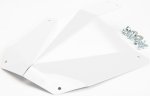 STRAIGHTLINE Front Bumper Skid Plate SKID PLATE WHITE FOR GEN5 FRONT BUMPER S/M - 183-242-WHITE