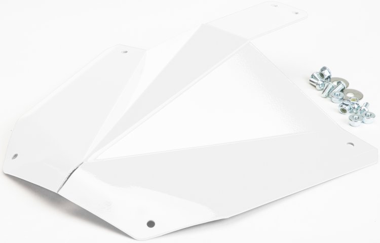 STRAIGHTLINE Front Bumper Skid Plate SKID PLATE WHITE FOR GEN5 FRONT BUMPER S/M - 183-242-WHITE