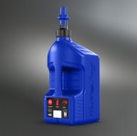 Tuff Jug UTILITY CONTAINER BLUE with BLUE CAP 5 Gallon - BUBRVS20