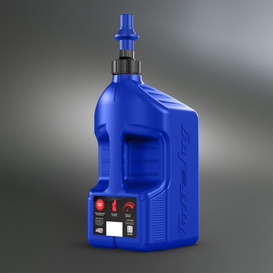 Tuff Jug UTILITY CONTAINER BLUE with BLUE CAP 5 Gallon - BUBRVS20