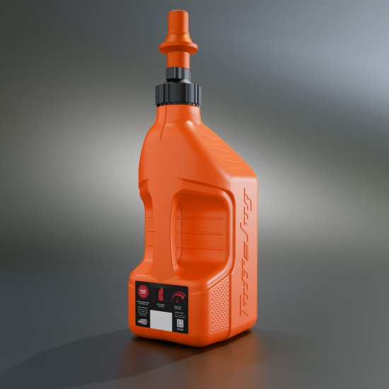 Tuff Jug UTILITY CONTAINER ORANGE with ORANGE CAP 2.5 Gallon - OUORVS10