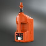 Tuff Jug UTILITY CONTAINER ORANGE with ORANGE CAP 5 Gallon - OUORVS20
