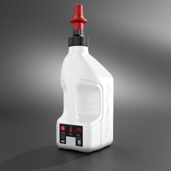 Tuff Jug UTILITY CONTAINER WHITE with RED CAP 2.5 Gallon - WURRVS10
