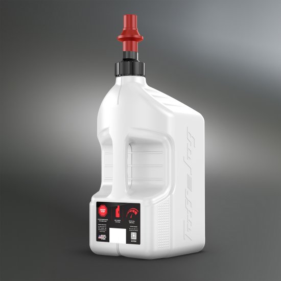 Tuff Jug UTILITY CONTAINER WHITE with RED CAP 5Gallon - WURRVS20
