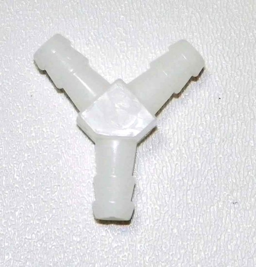 WSM PWC Fuel items Plastic Y Fitting 1/4'' x 1/4'' x 1/4'' - 006-527