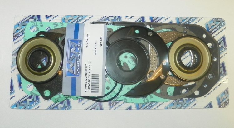 WSM PWC Gasket Kits Complete Gasket Kit Kawasaki 750 STS / STX 95-98 - 007-628