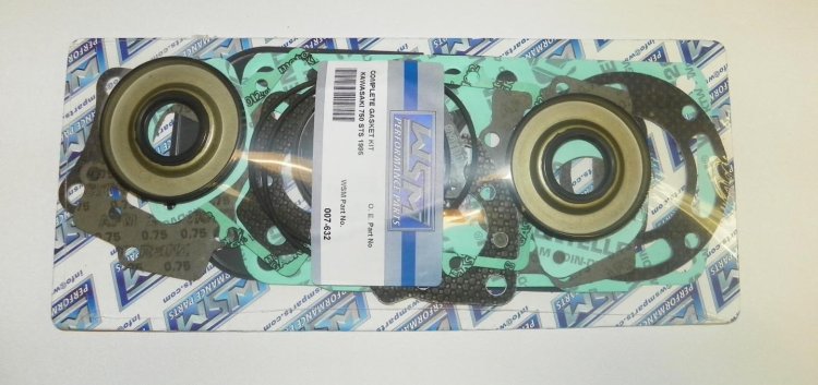 WSM PWC Gasket Kits Complete Gasket Kit Kawasaki 750 STS 1995 - 007-632