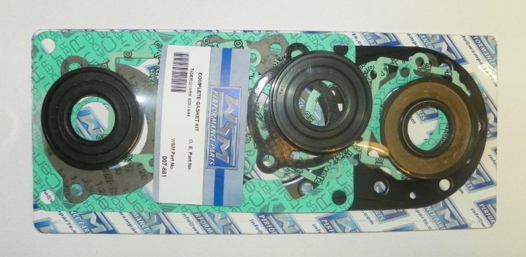 WSM PWC Gasket Kits Complete Gasket Kit Tiger Shark 640 93-99 - 007-661