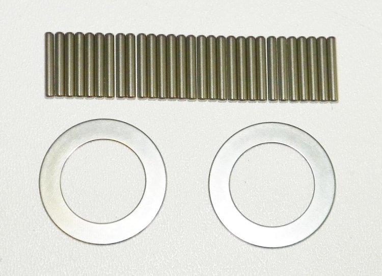 WSM MAR Engine bearings Bearing Needles With Washers Force / Mercury / Mariner 30 - 150 Hp (Pack Of 29) - 010-136-29T
