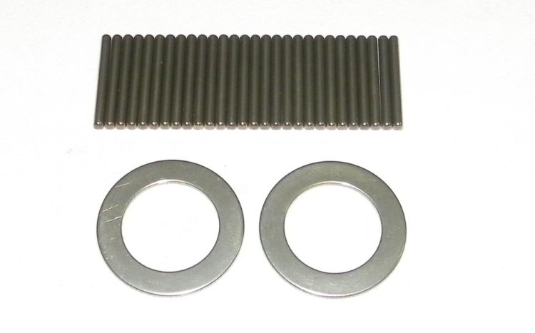 WSM MAR Engine bearings Bearing Needles With Washers Mercury / Mariner 65 - 125 Hp - 010-142-29
