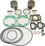 WSM PWC Engine Rebuild Kits Top End Rebuild Kit Sea-Doo 580 92-96 .25mm Over Platinum - 010-815-11P