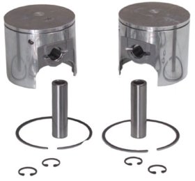 WSM PWC Piston Kits Piston Kit Yamaha 700 / 1100 94-04 .5mm Over Platinum - 010-827-05PK