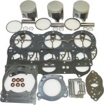 WSM PWC Engine Rebuild Kits Top End Rebuild Kit Yamaha 1200R 99-01 1mm Over Platinum - 010-829-14P