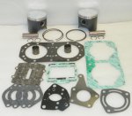 WSM PWC Engine Rebuild Kits Top End Rebuild Kit Kawasaki 800 SX-R 03-11 .25mm Over Platinum - 010-843-11P