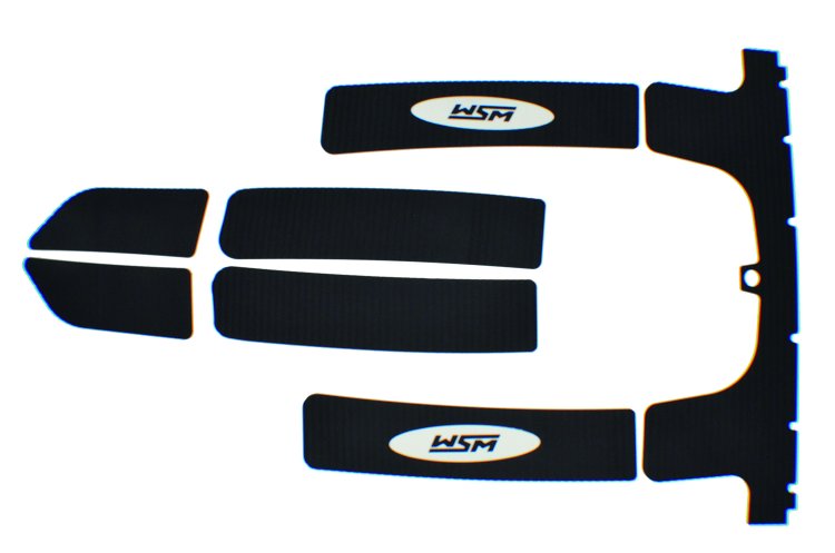 WSM PWCTraction Pads Traction Mat Kawasaki 750 SS / XI 92-99 - 012-104BLK