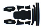 WSM PWCTraction Pads Traction Mat Kawasaki 800 SX-R 03-11 w/ Kickers & Rail Caps - 012-106-01BLK