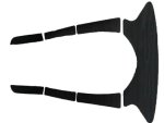 WSM PWCTraction Pads Traction Mat Kawasaki 900 - 1500 STX 00-12 - 012-111BLK