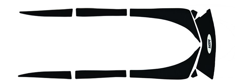 WSM PWCTraction Pads Traction Mat Kawasaki 1500 Ultra 250 - 300 07-20 - 012-112BLK