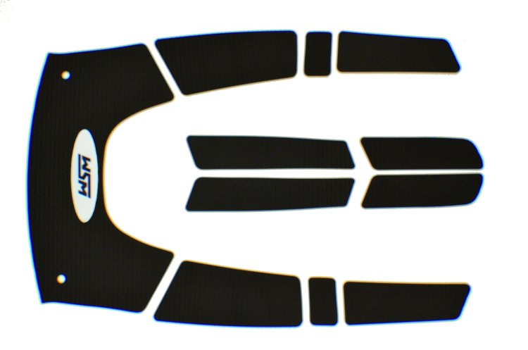 WSM PWCTraction Pads Traction Mat Yamaha 760 / 800 / 1200 GP 97-00 - 012-209BLK