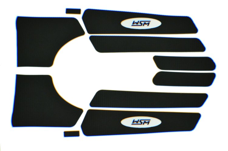 WSM PWCTraction Pads Traction Mat Yamaha 800 / 1200 XL / XLT 98-05 - 012-217BLK