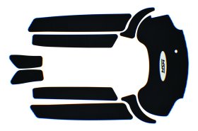 WSM PWCTraction Pads Traction Mat Yamaha 1800 FX / FZR / FZS 08-16 - 012-218BLK
