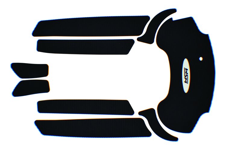 WSM PWCTraction Pads Traction Mat Yamaha 1800 FX / FZR / FZS 08-16 - 012-218BLK