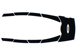WSM PWCTraction Pads Traction Mat Yamaha 1100 VX 1100 05-09 - 012-219BLK